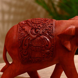 Сувенир «Слон резной», 20×8×16 см, дерево