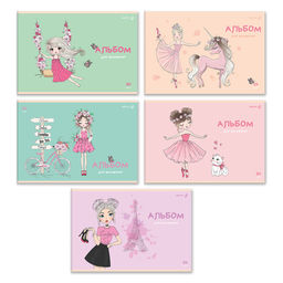 Светоч А254 Альбом для рисования 100 г/м2 A4 29.5 х 20.2 см 24 л. на скобе 5 шт. 01695 На опушке  фото 13