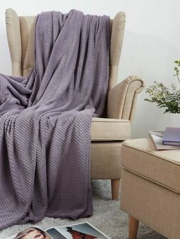 Покрывало-плед КОРАЛ-флис жаккард Шторм 150*200 см.