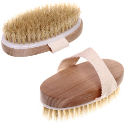 Цена за 3 шт. Щетка для тела массажная, ручка петля "Ultramarine - Пробуждение", Длина щетки 12см, ширина 6см, ручка петля 12,5*3,5 см, щетина 1,5см.(средняя)