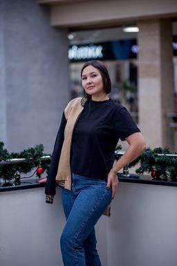 291 Футболка базовая, черный - Knitka wear фото 8