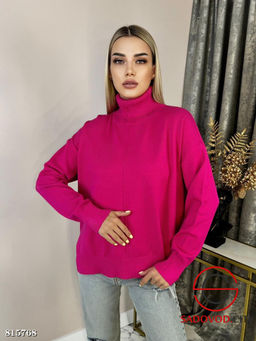 Свитер женский однотонный