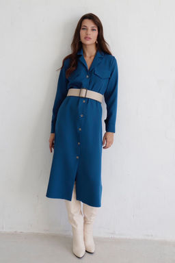 Платье-рубашка с английским воротником - Martichelli фото 23