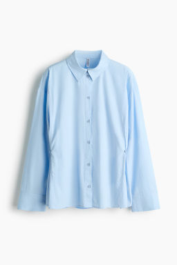 Camisa entallada de popelina