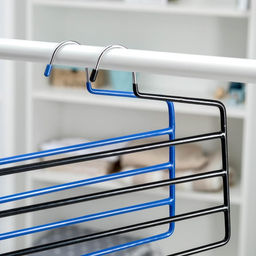 Плечики - вешалки для одежды многоуровневые Доляна, антискользящее покрытие, цвет МИКС  фото 20