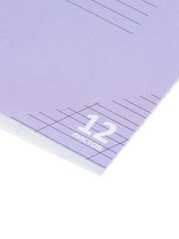 Цена за 100 шт. Тетрадь 12л кос лин КПК "Пастель", обл мел карт, блок ОФСЕТ, 5В МИКС