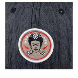 Бейсболка DJINNS арт. 6P SB Frida Linen Rev. (черный / разноцветный)