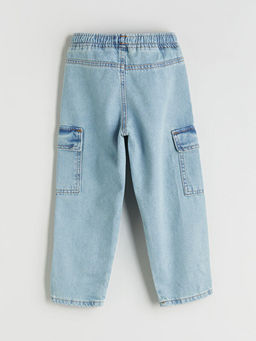 Beli Lastikli Erkek ?ocuk Jean Pantolon
