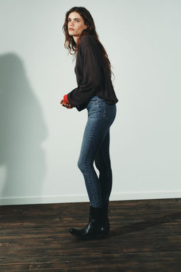 TRF HIGH-WAIST SKINNY JEANS - Zara фото 11
