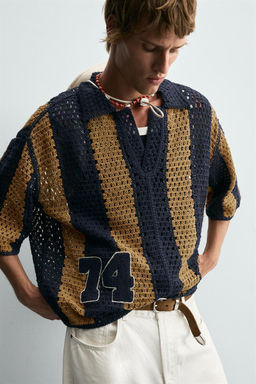 CROCHET PATCH SHIRT - Zara фото 6