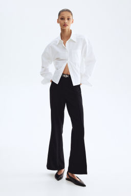 Pantal?n bootcut en punto roma - H&m фото 4