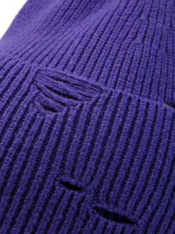 Шапка жен. каш+шерсть+виск LB-N88055 violet - Labbra фото 2