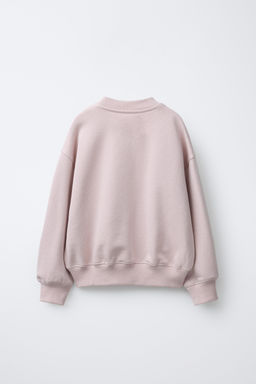 EMBROIDERED SLOGAN SWEATSHIRT - Zara фото 2