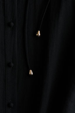 Vestido efecto arrugado con bordado ingl?s - H&m фото 7