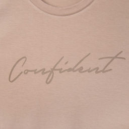 Футболка женская MINAKU Confident, бежевая, размер 42