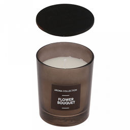 Свеча Incense д7см, h9см, ароматическая Flower Bouquet, в стеклянном стакане, время горения 32 часа (Россия)
