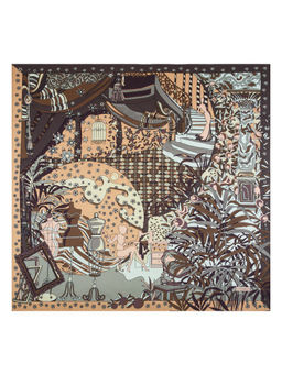 Платок жен. шерсть+шелк 120х120 B43-8272-19