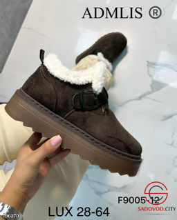 ботинки с меховой отделкой