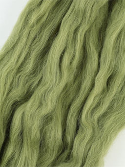 Волокно для валяния Валяшка LG_Wool Fine тонкая шерсть 100%  Фисташка (345)