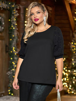 Футболка 0208-2 чёрный - Dora фото 139