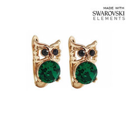 Серьги с кристаллами Swarovski