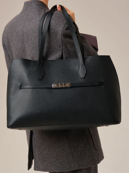 Кожаная сумка Bossy DBR 31382 черный  фото 4