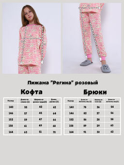 Пижама Регина розовый - Ладошки фото 15