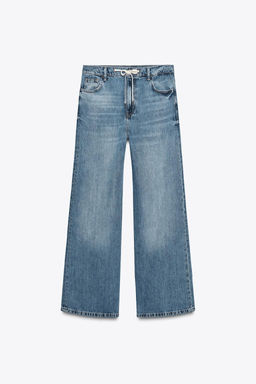 ZW COLLECTION RELAXED FIT MID-RISE JEANS - Zara фото 12