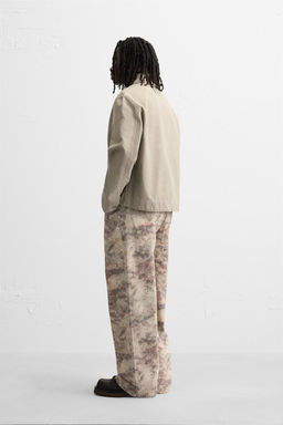 CONTRAST PRINT TROUSERS - Zara фото 4