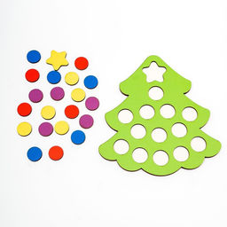 Мозаика Новогодняя ёлочка - Лесная мастерская фото 9