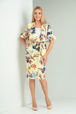 Костюм Gamma & Gracia 545 желтый цветы  фото 6