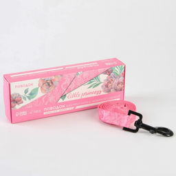 Поводок My littlle princess, 2 см, 1.5 м - Пушистое счастье фото 2