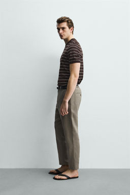 CAMISETA PUNTO MEZCLA VISCOSA / rayas - Zara фото 4