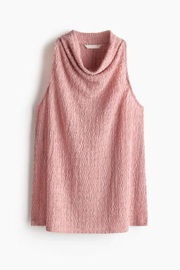 Top efecto arrugado con escote drapeado - H&m фото 2