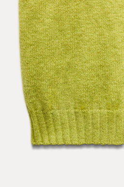 BASIC PLAIN KNIT SHORT SLEEVE TOP - Zara фото 4