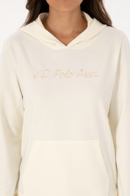 Kad_n BEYAZ Sweatshirt Sepette S_rpriz _ndirim - U.s. polo assn фото 6