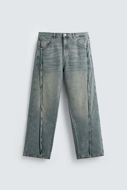 BAGGY JEANS WITH SEAMS - Zara фото 8