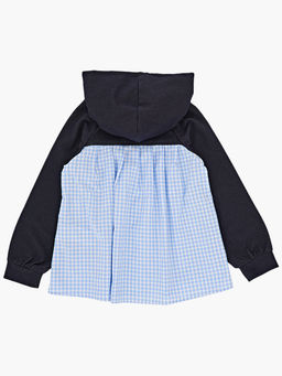 Джемпер для девочки UD 6259 т.джинс/клетка - Mini maxi фото 5