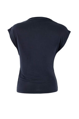 Antrasit Fitted/Vucuda Oturan Dik Yaka Kolsuz Kusakl? Modall? Orme Bluz TWOSS26BZ00179