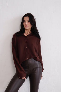 11182 Рубашка коричневая - Martichelli фото 11