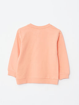 Bisiklet Yaka Uzun Kollu Bask?l? Erkek Bebek Sweatshirt - Waikiki фото 2