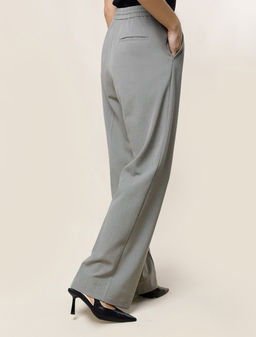 Брюки-палаццо из премиальной костюмной ткани с добавлением лиоцелла - Vilatte фото 4