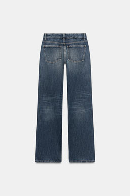 TRF WIDE-LEG LOW-RISE JEANS - Zara фото 38