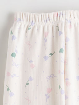 Beli Lastikli K?z ?ocuk Pijama Alt