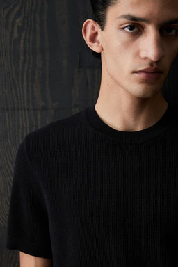 Camiseta tejida Slim Fit - H&m фото 3