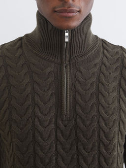 Dik Yaka Erkek Triko Kazak