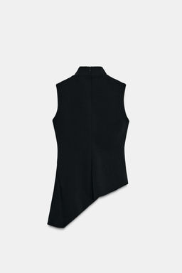 SLEEVELESS PEPLUM TOP - Zara фото 8