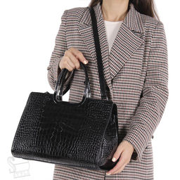 Сумка женская кожаная  8825VG black Vitelli Grassi  в Новосибирске