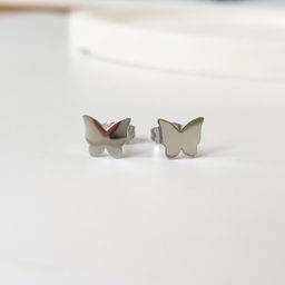 Серьги из стали