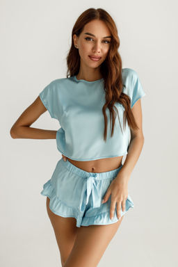 1111 ГОЛУБАЯ ПИЖАМА